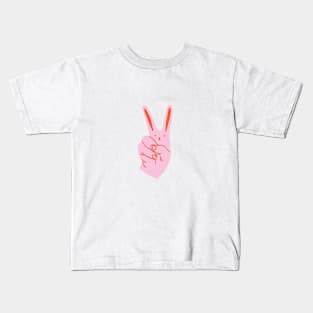 Bunny Ears Tee - Centered Placement Kids T-Shirt